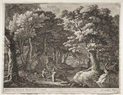 The Penitents: The Temptation of St. Anthony av Herman van Swanevelt