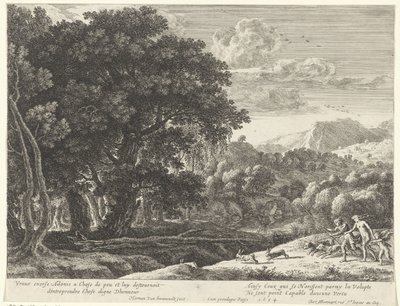 Venus og Adonis på jakt Story of Adonis (serietittel) av Herman van Swanevelt