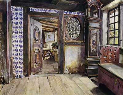 Hall i E Harden House i Neuengamme, nær Hamburg av Hermann Haase