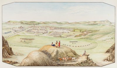 Fort Keogh, Montana-territoriet, ca. 1877-1881. av Hermann Stieffel