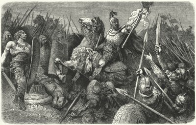 Belisarius angrep østgoterne i Roma, 536 av Hermann Vogel
