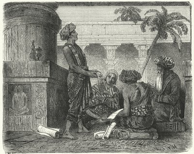 Brahminer i det gamle India av Hermann Vogel