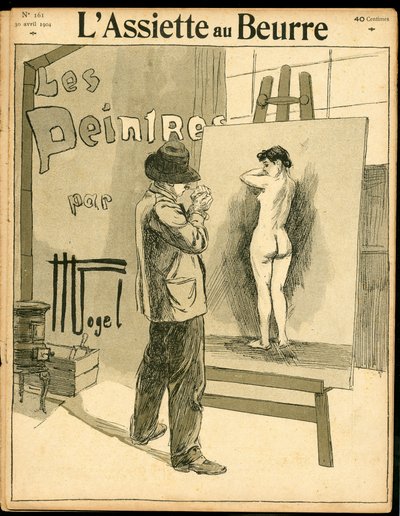 Omslag av "" L'Plate au beurre"", nummer 161, Satirical in Colors av Hermann Vogel