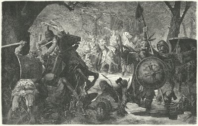 Ottokar II av Böhmens korstog mot de hedenske gamle prøysserne, 1255 av Hermann Vogel