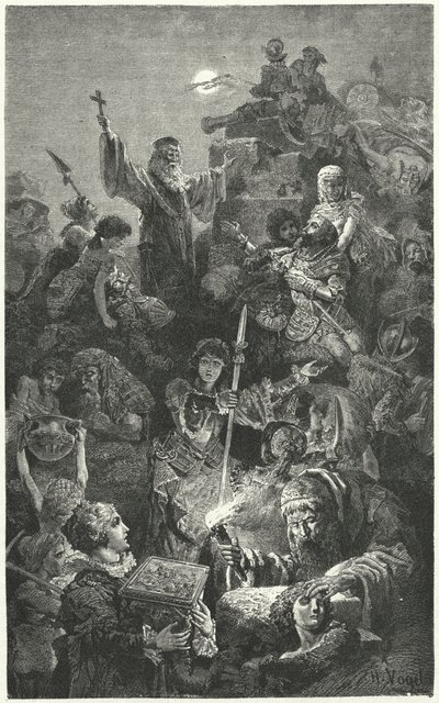Beleiring av den venetianske byen Nicosia av osmanerne, 1570 av Hermann Vogel