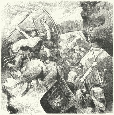 De barbariske migrasjonene, 4. - 6. århundre av Hermann Vogel