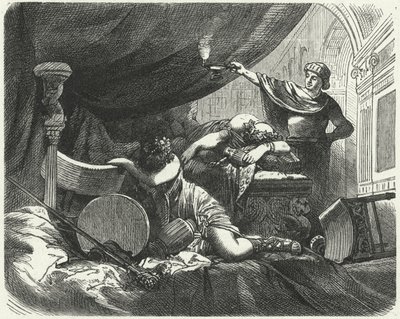 Morgenen etter en romersk fest av Hermann Vogel