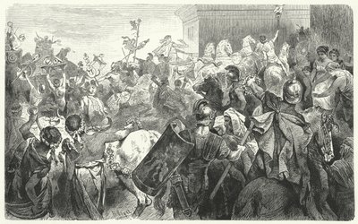 Triumf av Scipio Aemilianus etter ødeleggelsen av Kartago i den tredje puniske krigen, 146 f.Kr. av Hermann Vogel