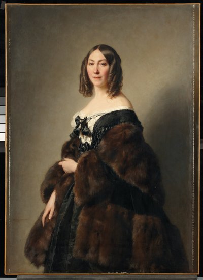 Portrett av Cécile Charlotte Furtado-Heine (olje på lerret) av Hermann Winterhalter