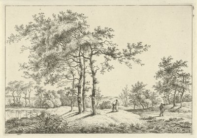 Landskap med mor og barn av Hermanus Fock