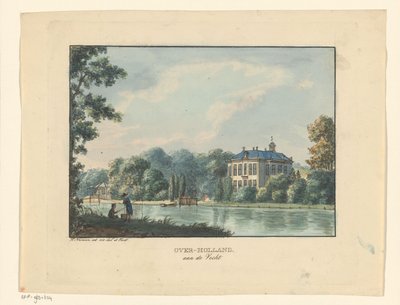Landsted Over-Holland på Vecht Over-Holland aan de Vecht (tittel på objekt) av Hermanus Numan