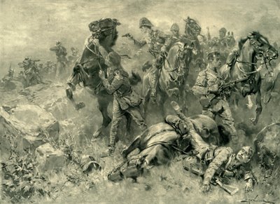 'Ulykke for de skotske grå på Klippan, 18. februar 1902', 1902. av Hermanus Willem Koekkoek