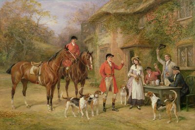 Et møte ved de tre duene av Heywood Hardy