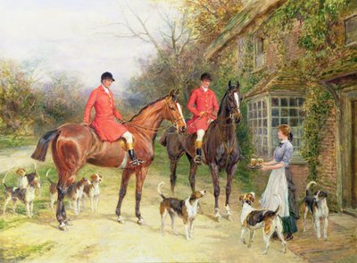 Et stopp på Fox Inn av Heywood Hardy
