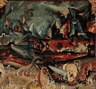 The Garden of Earthly Delights. ca. 1560 (teppe) av Hieronymus (after) Bosch