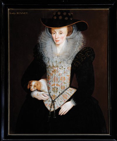 Lady Bennet, ca. 1509 (olje om bord) av Hieronymus (attr. to) Custodis