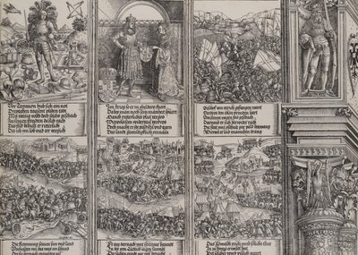 Trolovelsen til Mary of Burgundy, Young Maximilian, Kampen for den burgundiske suksessen..., 1515. av Hieronymus Andreae