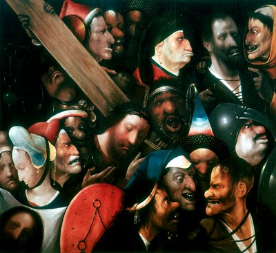 Å bære korset, c1480-1516 av Hieronymus Bosch