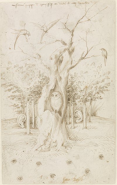 Marken har øyne, skogen har ører av Hieronymus Bosch