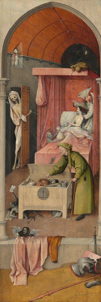 Døden og snålen av Hieronymus Bosch