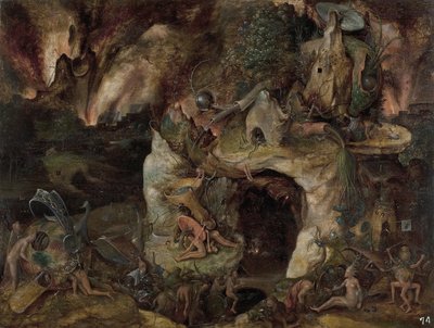 Infernolandskap av Hieronymus Bosch