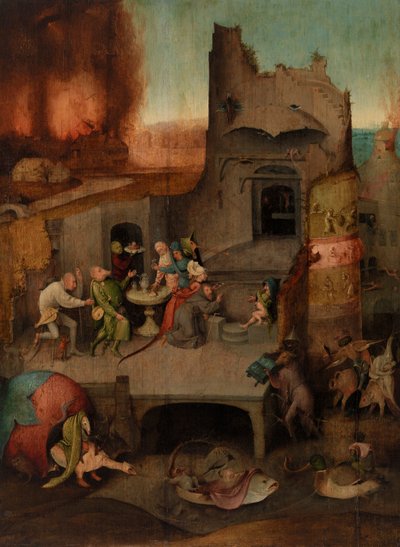 Sankt Antonius fristelse av Hieronymus Bosch