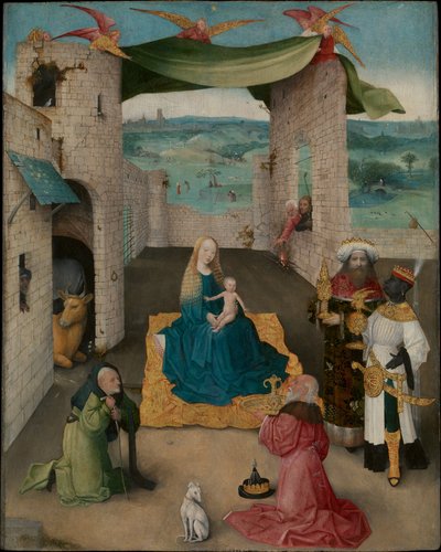 De hellige tre kongers tilbedelse av Hieronymus Bosch