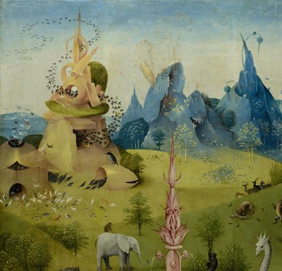 The Garden of Earthly Delights, 1490-1500 av Hieronymus Bosch