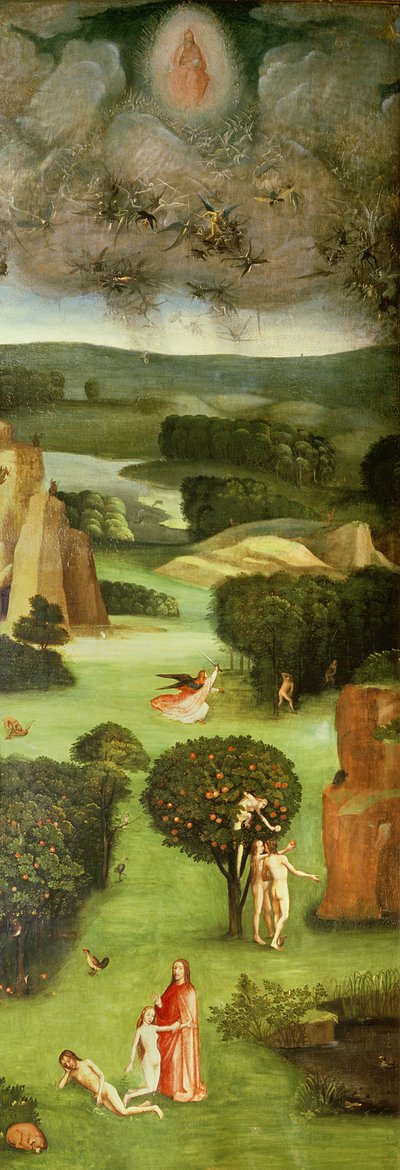 The Last Judgment (altertavle): Interiør av venstre fløy av Hieronymus Bosch