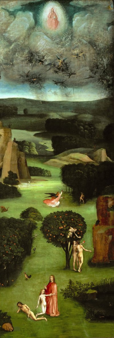 The Last Judgment Triptych, venstre panel, ca 1485. av Hieronymus Bosch