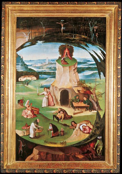 De syv dødssyndene av Hieronymus Bosch