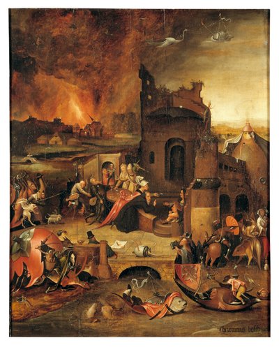 The Temptation of Antony Abbed of Egypt (olje på panel) av Hieronymus Bosch