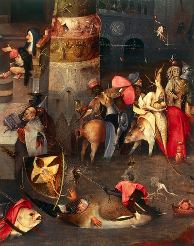 Triptych of the Temptation of St. Anthony (midtpanel) av Hieronymus Bosch