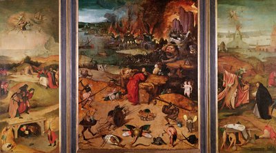 Triptych of the Temptation of St. Anthony av Hieronymus Bosch