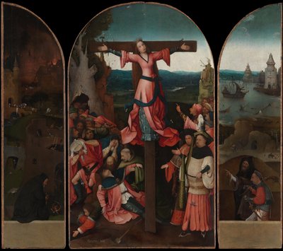 Triptyk om den korsfestede martyren av Hieronymus Bosch