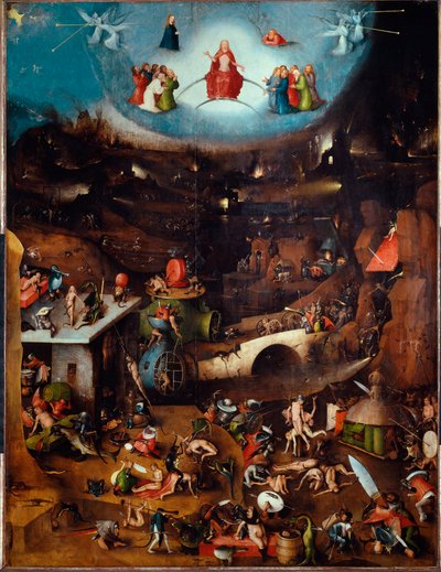 Tryptic of the Last Judgement, sentralpanel, ca. 1504 (maleri på tre) av Hieronymus Bosch