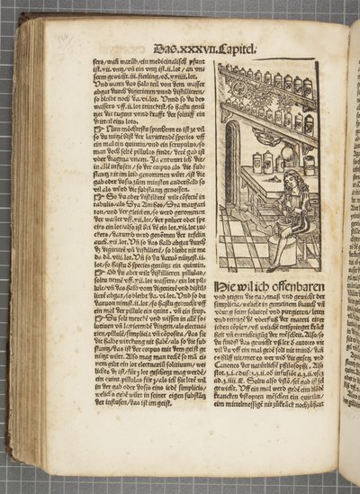 Destillering av boken av Hieronymus Brunschwig