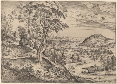 Cephalus og Procris av Hieronymus Cock