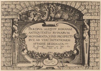 Tittelside av Hieronymus Cock