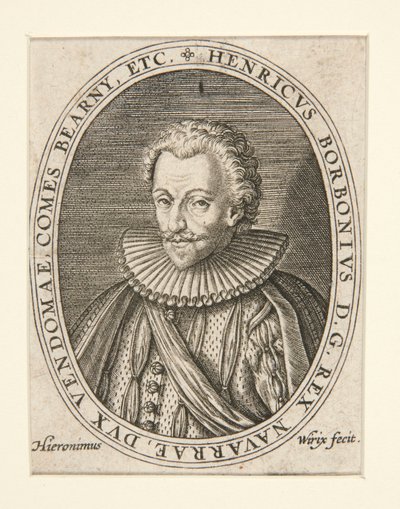 Kong Henrik IV av Hieronymus Wierix