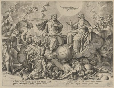 Siste dom The Four Ages of Man and Death (serietittel) av Hieronymus Wierix