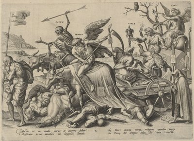 Alderdom De fire aldre mennesket og døden (serietittel) av Hieronymus Wierix