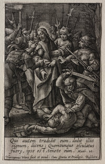 The Passion: Forræderi mot Kristus av Hieronymus Wierix