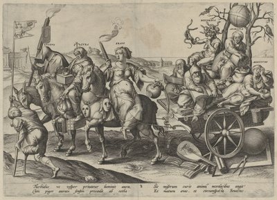modenhet The Four Ages of Man and Death (serietittel) av Hieronymus Wierix