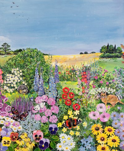 Sommer fra The Four Seasons (en av et sett på fire) av Hilary Jones