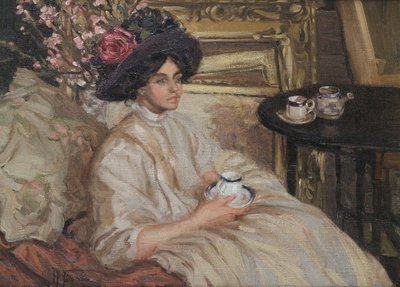 Ettermiddagste, 1917. av Hilda Fearon
