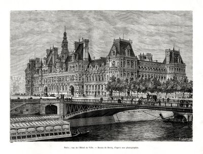 Rådhuset, Paris, Frankrike, 1886 av Hildibrand