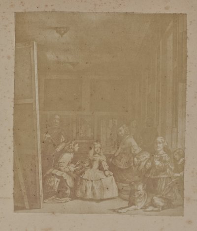 [Innspilling av Velazquez #39;Las Meninas#39;] av Hill and Adamson