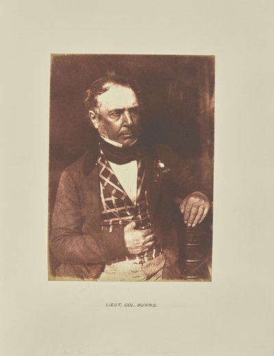 [Oberstløytnant Burns] av Hill and Adamson