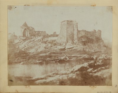 St. Andrews Castle fra nordvest. av Hill and Adamson